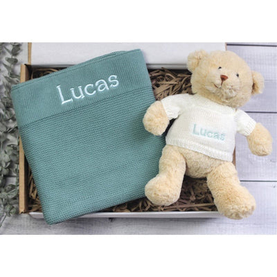 Cuddles Baby Gift Box Seafoam - Fauve + Co