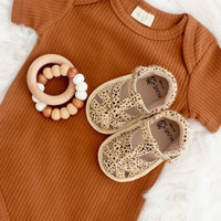 Dakota Leather Sandals Leopard - Fauve + Co