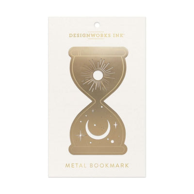 DesignWorks Brass Bookmark - Hourglass - Fauve + Co