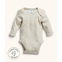 ErgoPouch Bodywear Long Sleeve Bodysuit Grey Marle - Fauve + Co