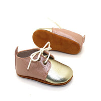 Evie Leather Oxford Shoes - Fauve + Co