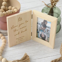 Father's Day Photo Frame - Love you to the moon and back - Fauve + Co