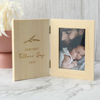 Father's Day Photo Frame - Our First Father's Day - Fauve + Co