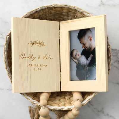 Father's Day Photo Frame - Personalised Name - Fauve + Co