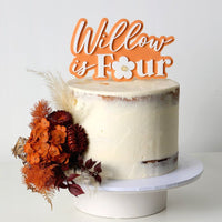Flower Birthday Cake Topper - Fauve + Co