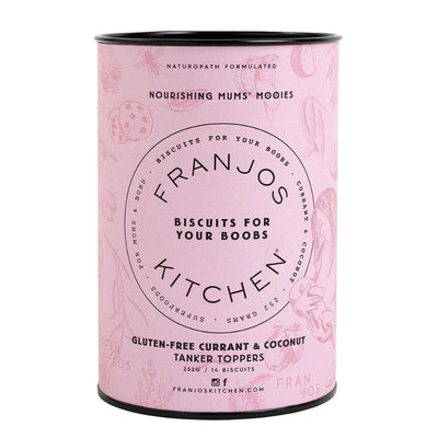 Franjos Kitchen Tanker Topper Biscuits Currant & Coconut (Gluten Free) - Fauve + Co