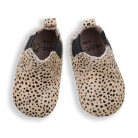 Gigi Leopard Leather Boots - Fauve + Co