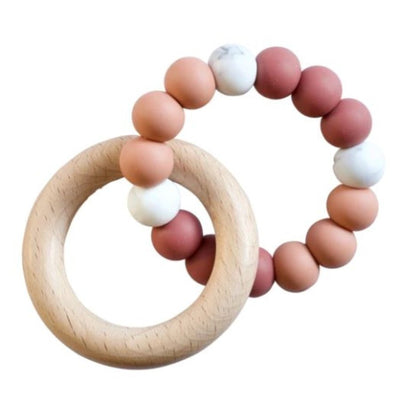 Halo Teething Ring Dusk - Fauve + Co