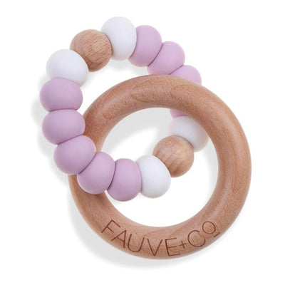 Halo Teething Ring Lilac - Fauve + Co