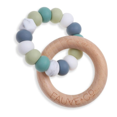 Halo Teething Ring Oasis - Fauve + Co