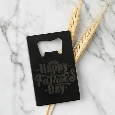 Happy Father's Day Rectangular Bottle Opener - Fauve + Co