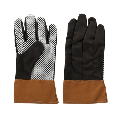 Harold Canvas Garden Gloves 26cm Grey - Fauve + Co