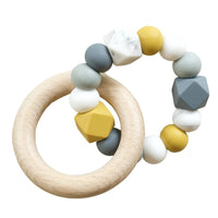 Hex Teething Ring Meadow - Fauve + Co