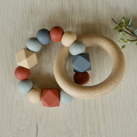 Hex Teething Ring Starfish - Fauve + Co