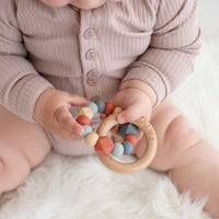 Hex Teething Ring Starfish - Fauve + Co
