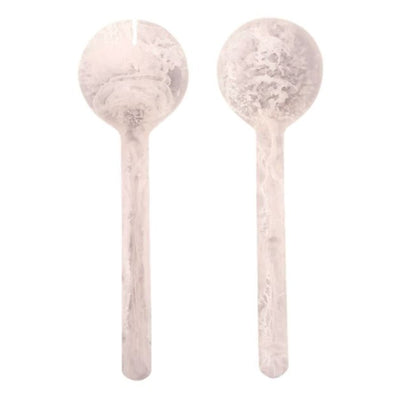 Kip Resin Salad Server S/2 Nude - Fauve + Co