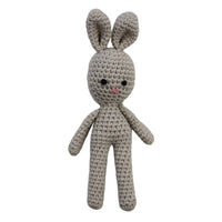 Lulu Crochet Bunny Taupe - Fauve + Co