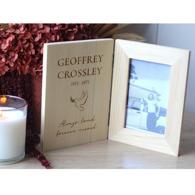 Memorial Photo Frame - Dove - Fauve + Co