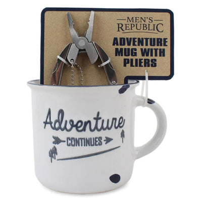 Men's Republic Adventure Continues Mug & Pliers - Fauve + Co