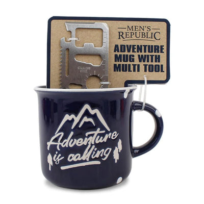 Men's Republic Adventure is Calling Mug & Multi Tool - Fauve + Co