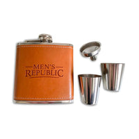 Men's Republic Hip Flask Set - Fauve + Co