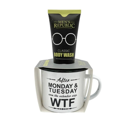 Men's Republic Mug with Body Wash - Fauve + Co