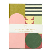 Mod Geo Set of 3 Journals by DesignWorks - Fauve + Co