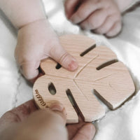 Monstera Leaf Teether - Fauve + Co