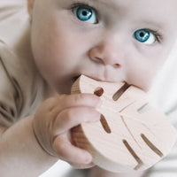 Monstera Leaf Teether - Fauve + Co