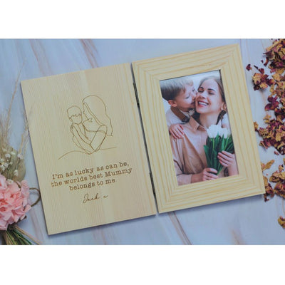 Mother's Day Photo Frame - As lucky as can be - Fauve + Co