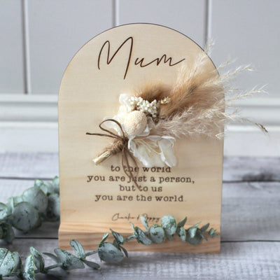 Mother's Day Sign - Everlasting Bloom White - Fauve + Co