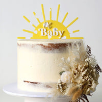 Oh Baby Sunshine Cake Topper - Fauve + Co
