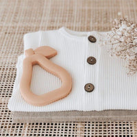 Pear Teether - Peach - Fauve + Co