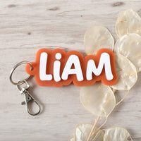 Personalised Acrylic Bag Tag - 3D - Fauve + Co