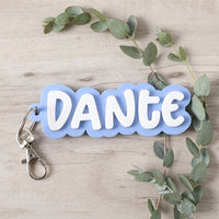 Personalised Acrylic Bag Tag - 3D - Fauve + Co