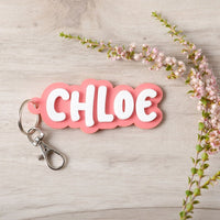 Personalised Acrylic Bag Tag - 3D - Fauve + Co