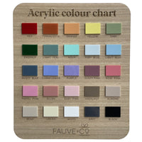 Personalised Acrylic Bag Tag - Flower - Fauve + Co