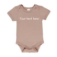 Personalised Custom Baby Romper - Fauve + Co