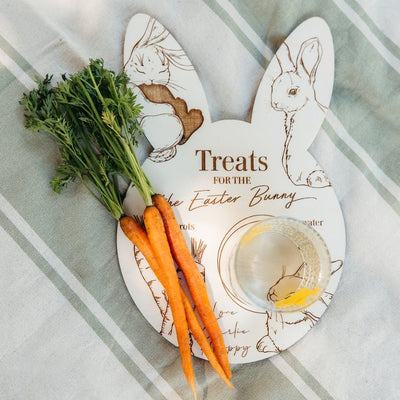 Personalised Easter Bunny Treats Board - Treats - Fauve + Co