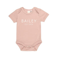 Personalised Elementary Name Romper - Fauve + Co