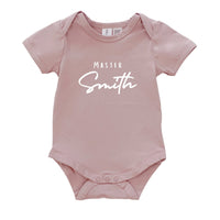 Personalised Little Miss/Master Surname Romper - Fauve + Co