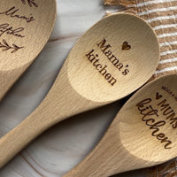 Personalised Mother's Day Wooden Spoon - Fauve + Co
