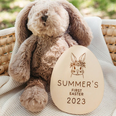 Personalised My First Easter Disc - Bunny - Fauve + Co