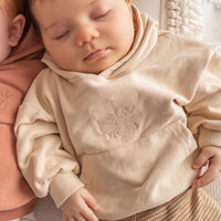 Personalised Organic Hoodie Ivory (PRE-ORDER ETA 4/4) - Fauve + Co
