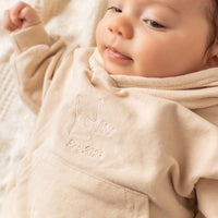 Personalised Organic Hoodie Ivory (PRE-ORDER ETA 4/4) - Fauve + Co