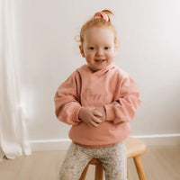 Personalised Organic Hoodie Salmon - Fauve + Co