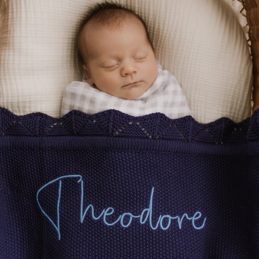 Cotton blanket personalized online