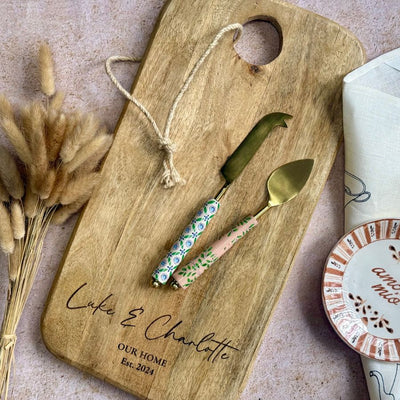 Personalised Scully Rectangular Cheese Board - Fauve + Co