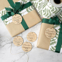 Personalised "Something To" Christmas Gift Tags - Leaf - Fauve + Co