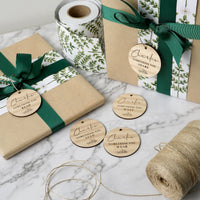Personalised "Something To" Christmas Gift Tags - Leaf - Fauve + Co